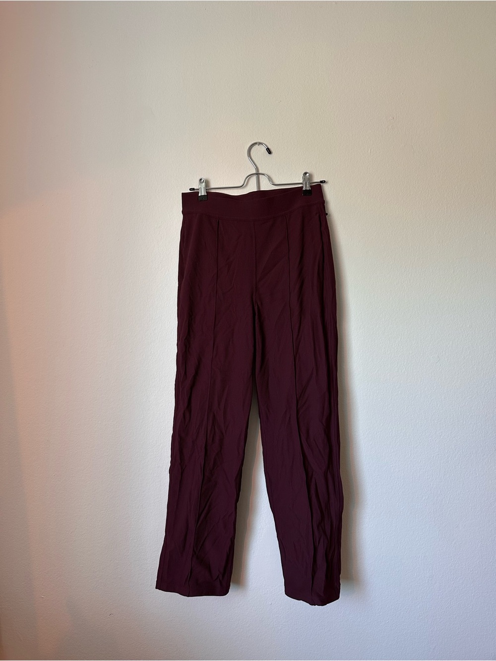Lululemon High-Waist Wide-Leg Pants - Burgundy
